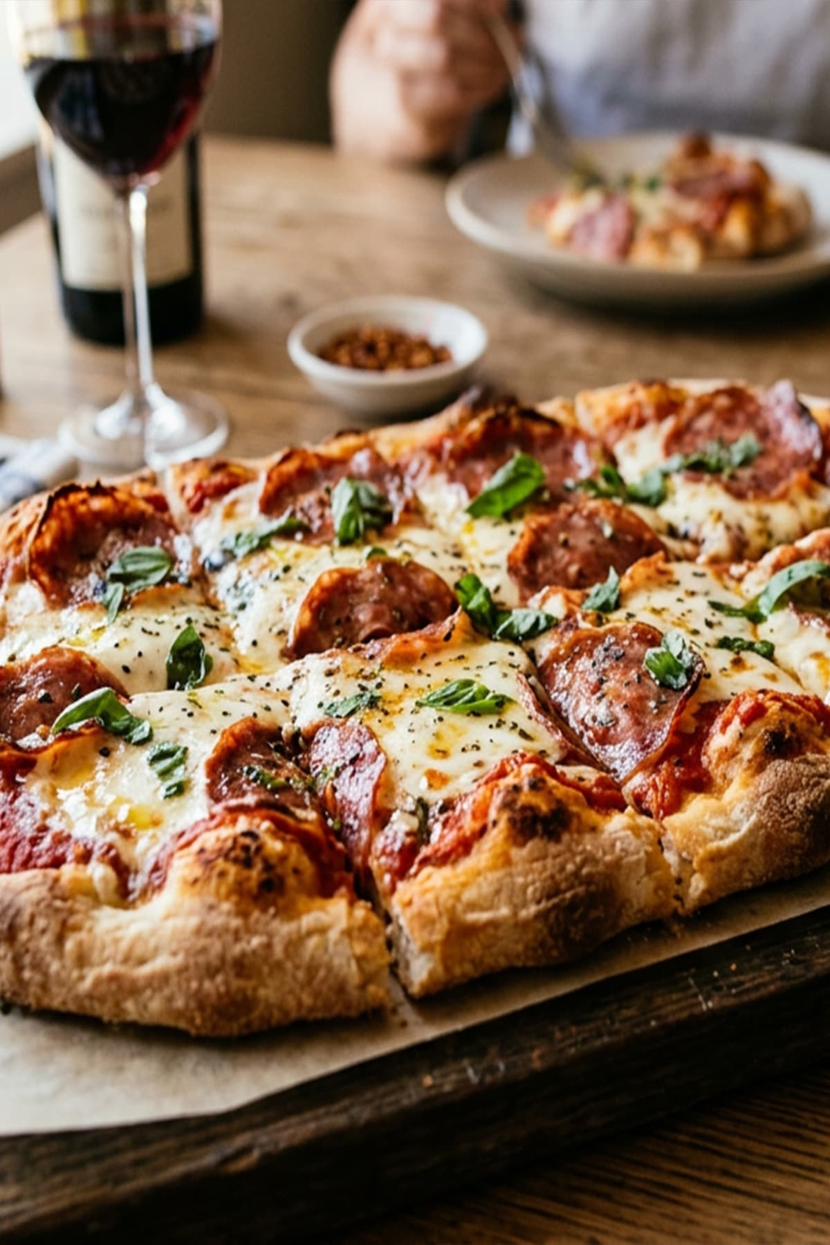 Pinsa aus der Lightning Sportsbar